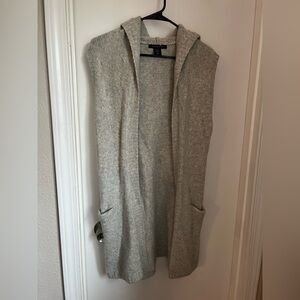 Women’s Tahari Long Hooded Sweater Cardigan Size S